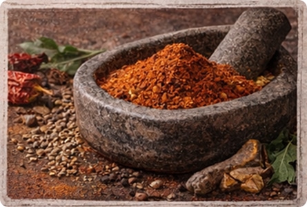 Traditional Spice Grinding